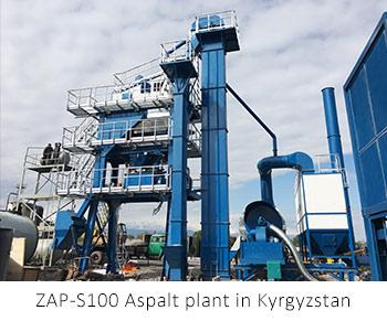 Centrale de malaxage d&#39;asphalte fixe